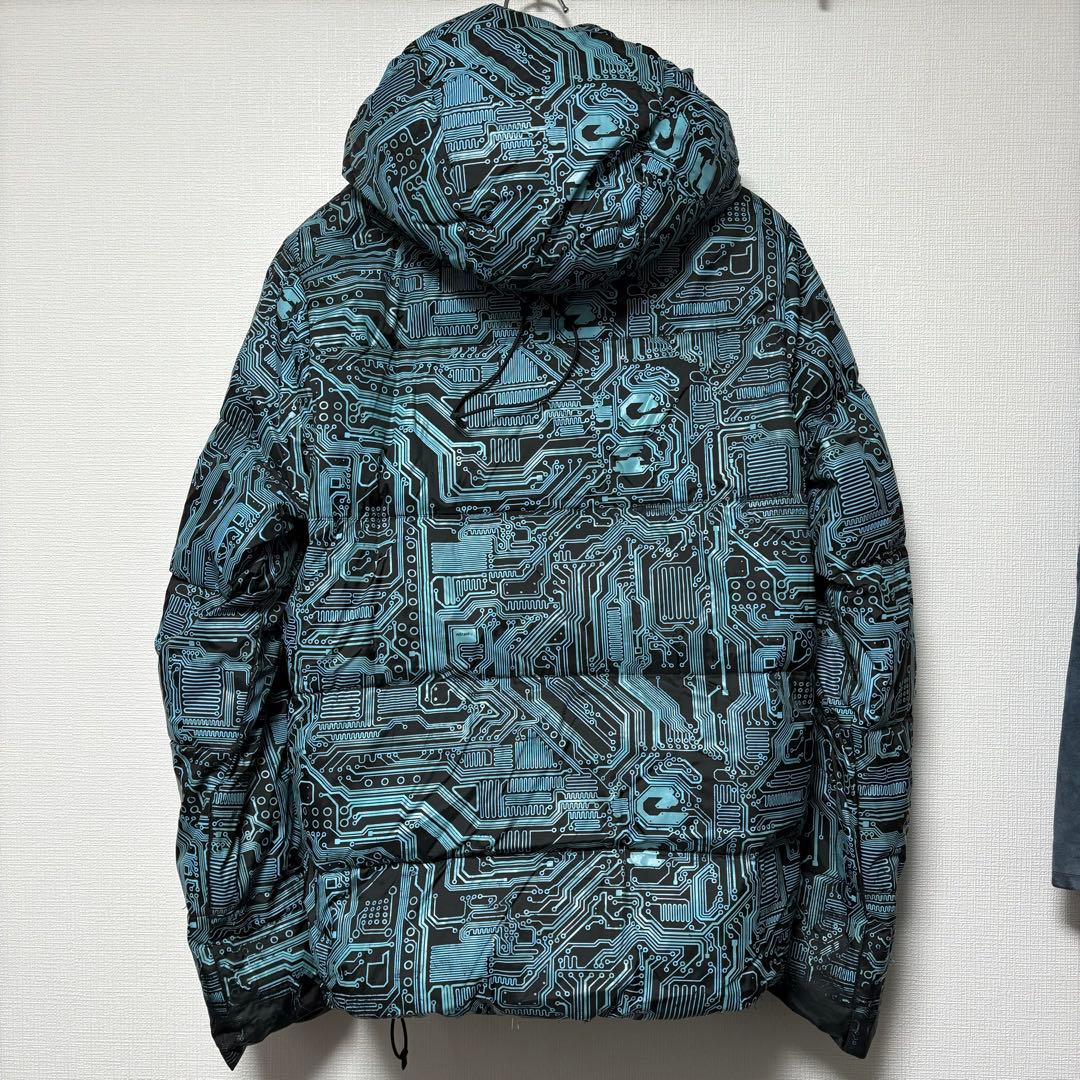 Nitraid ナイトレイド ダウンジャケット サーキット柄 L