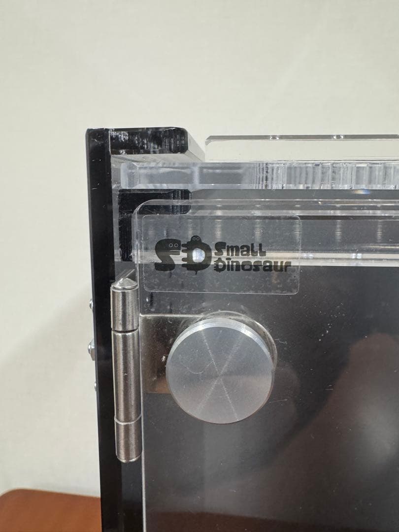 Small Dinosaur 飼育ケージ アクリル製 黒 (30×30×45)