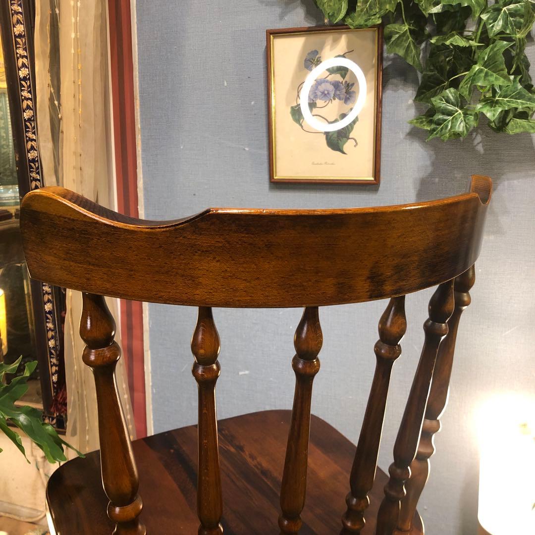 美品　L１　80’s ヴィンテージ ウィングバッグ　スピンドルチェア