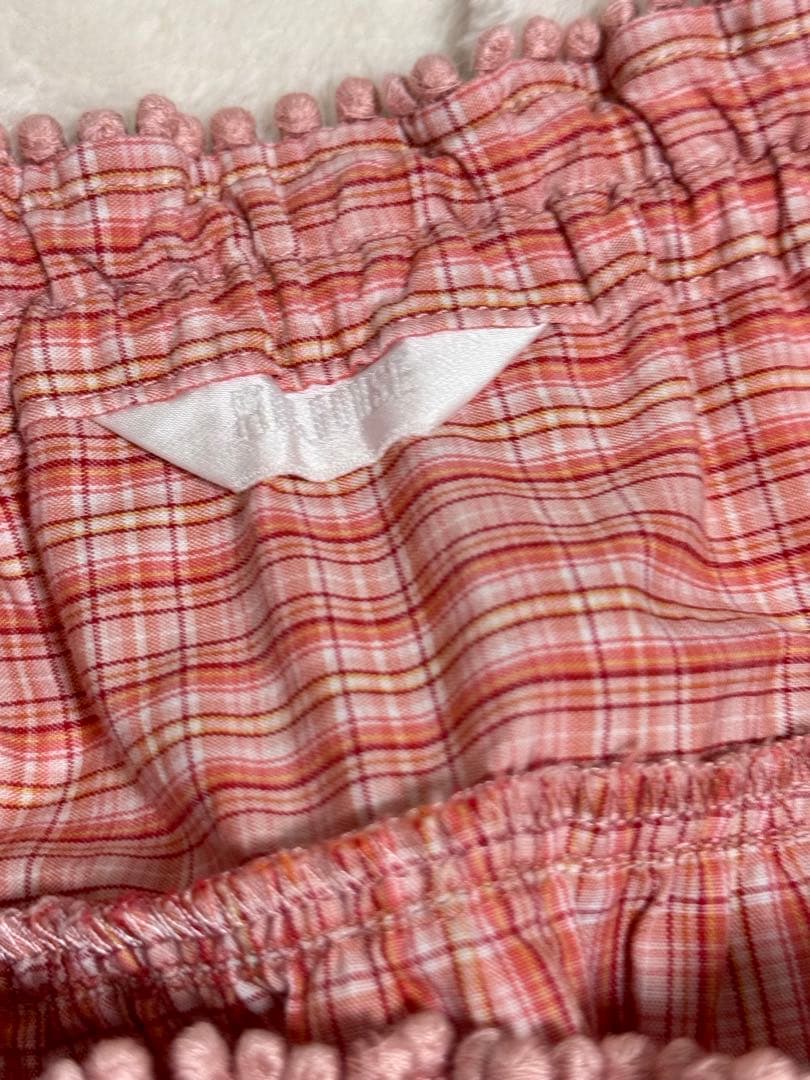 ピンクハウス ピンク系 チェック 段々フリルスカート