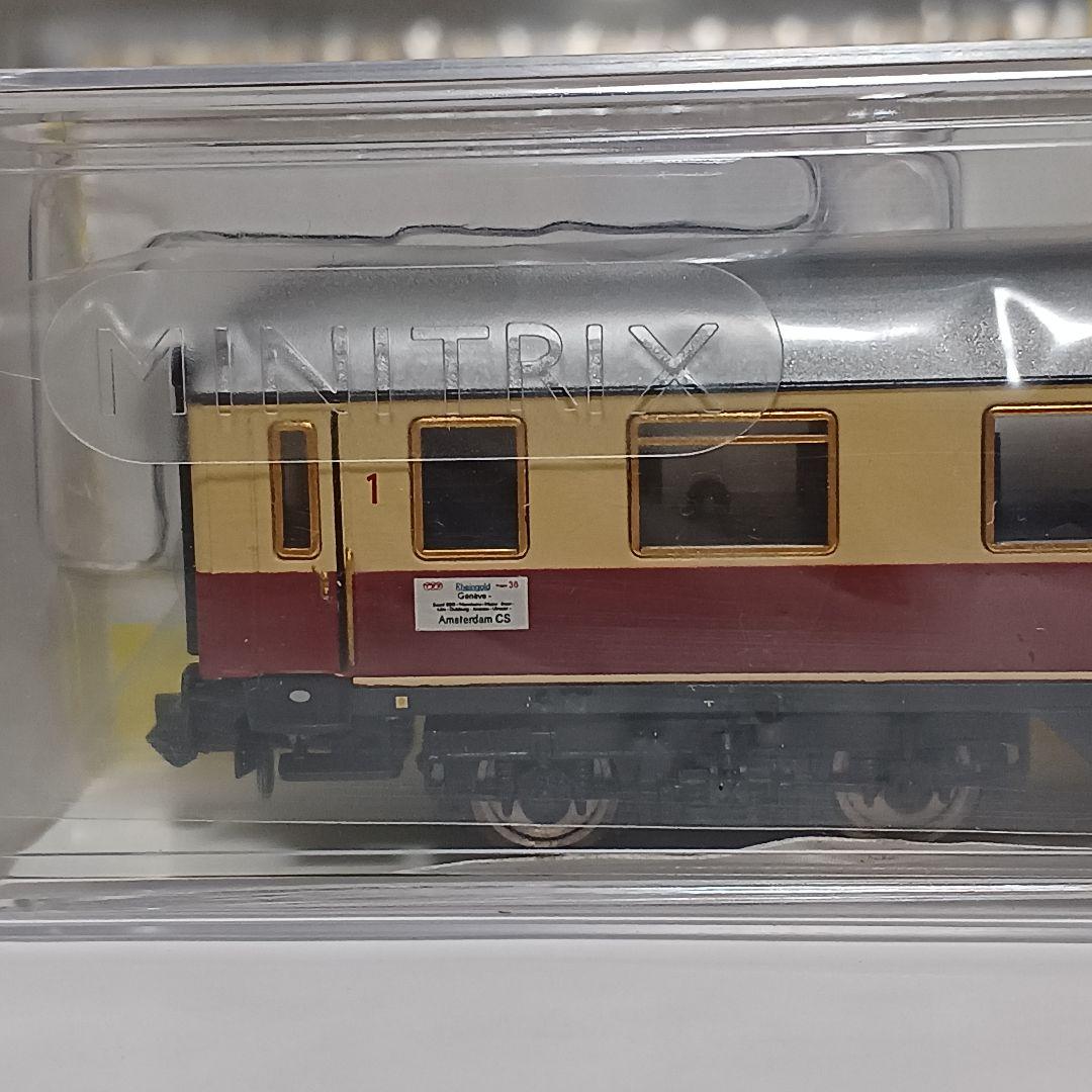 サ*ン様 ミニトリックス Nゲージ 西ドイツ ラインゴルト 客車５両セット