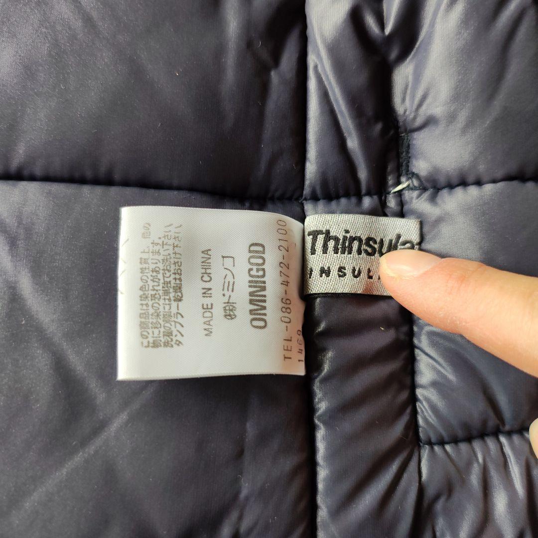 OMNIGOD ダウンベスト サイズ2 ネイビー
