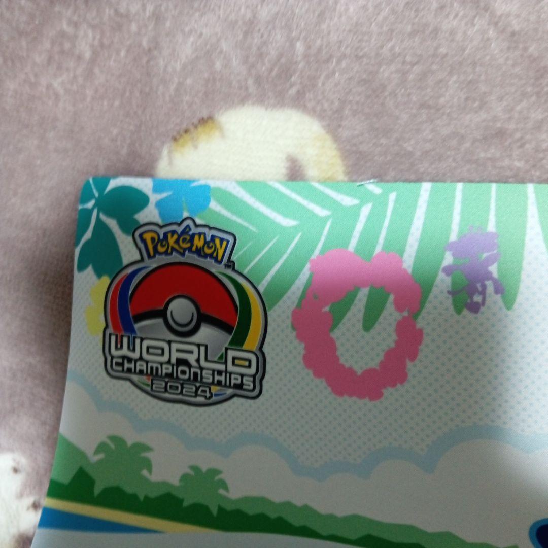 wcs2024 選手　プレイマット　ポケモン カード プレイマット 海外