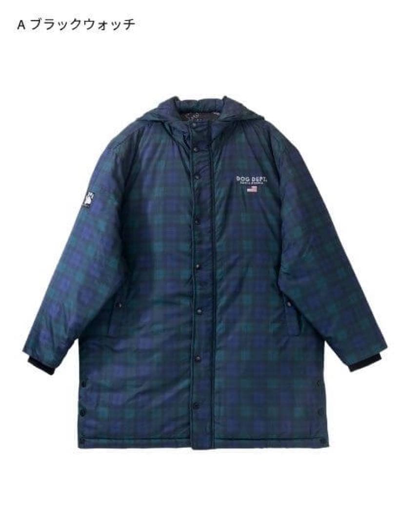 2025AW 新作 DOG DEPT sanpoコート ブラックウォッチ