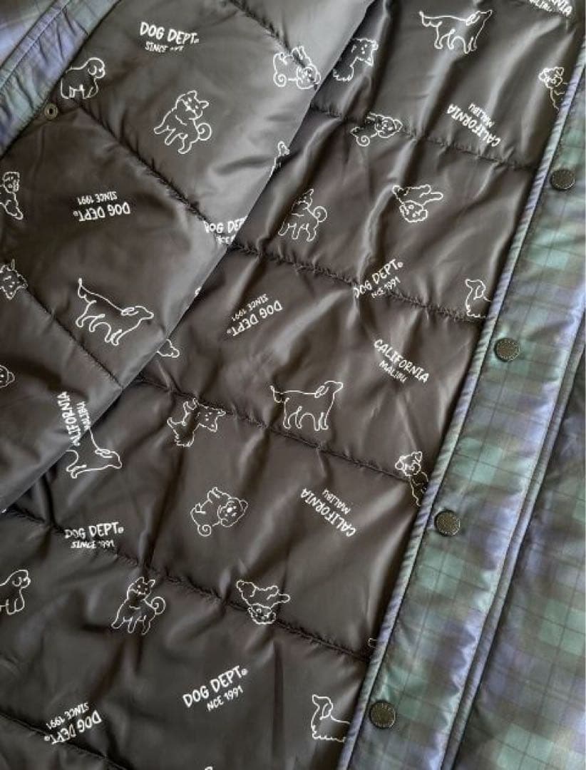 2025AW 新作 DOG DEPT sanpoコート ブラックウォッチ