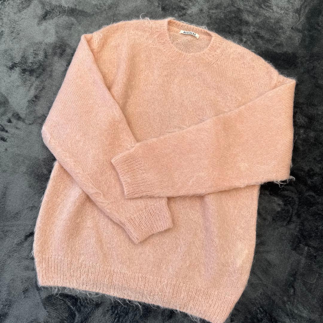 auralee オーラリー　モヘア　ニット　ピンク