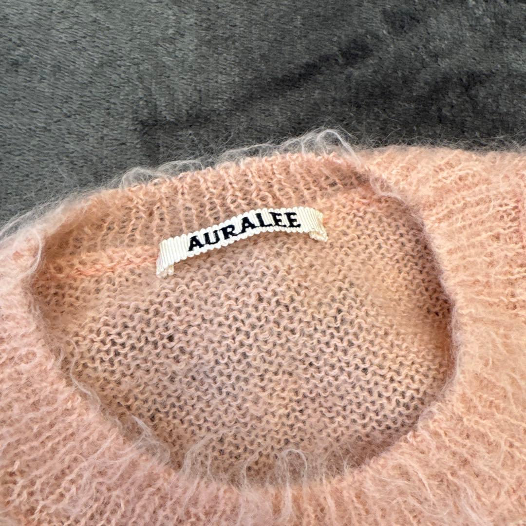 auralee オーラリー　モヘア　ニット　ピンク