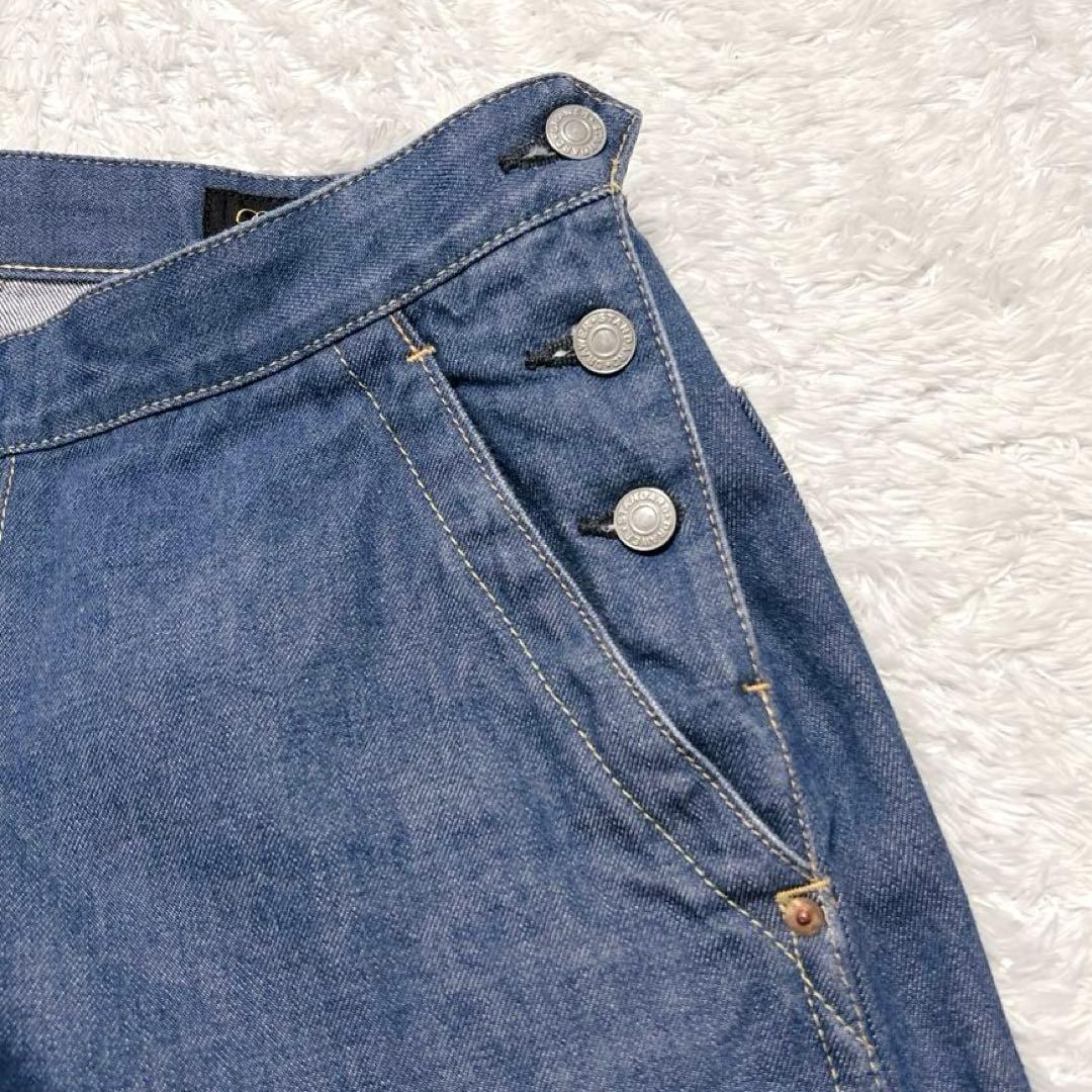 美品✨Drawer ドゥロワー ワイドデニム バギーパンツ ハイウエスト 36