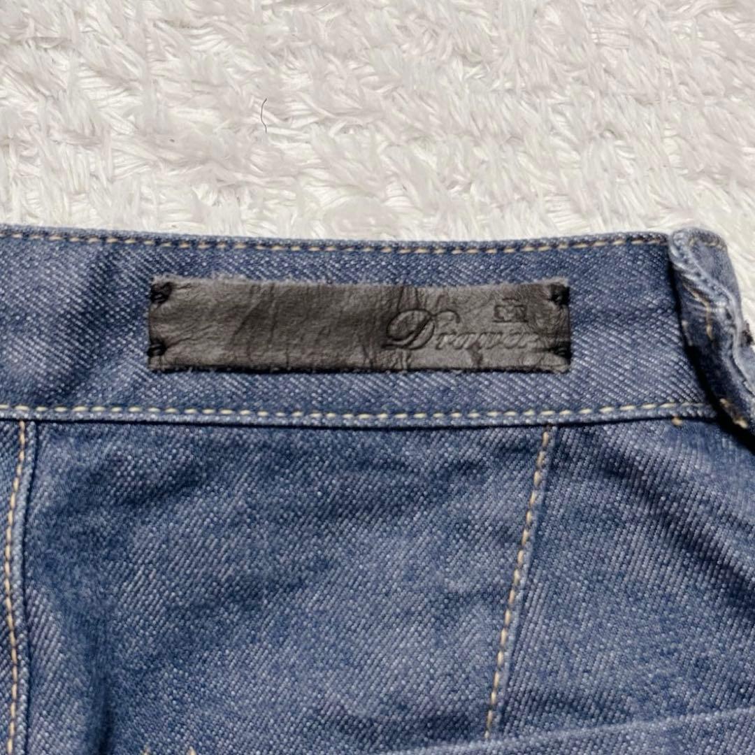 美品✨Drawer ドゥロワー ワイドデニム バギーパンツ ハイウエスト 36