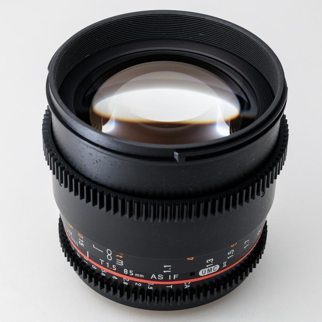 シネレンズ 85mm T1.5 フルサイズ EFマウント