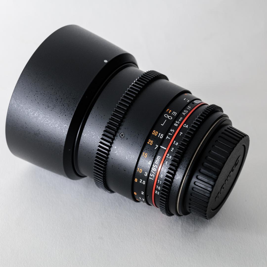 シネレンズ 85mm T1.5 フルサイズ EFマウント