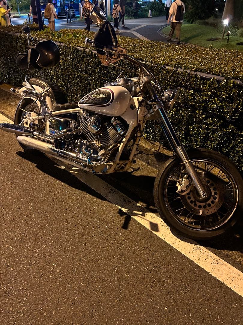 ドラッグスター400 イージーライダース カスタムコブラシート ブラック レザー