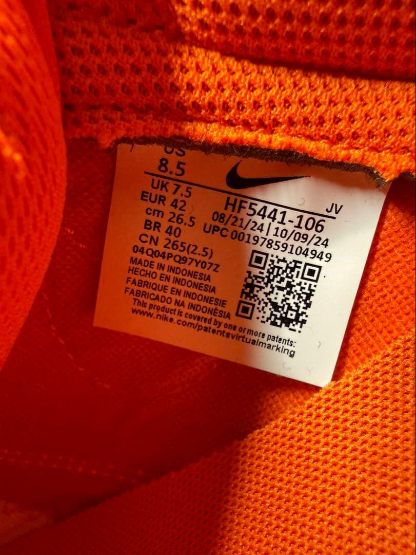 NIKE DUNK LOW RETRO オレンジ×ホワイト