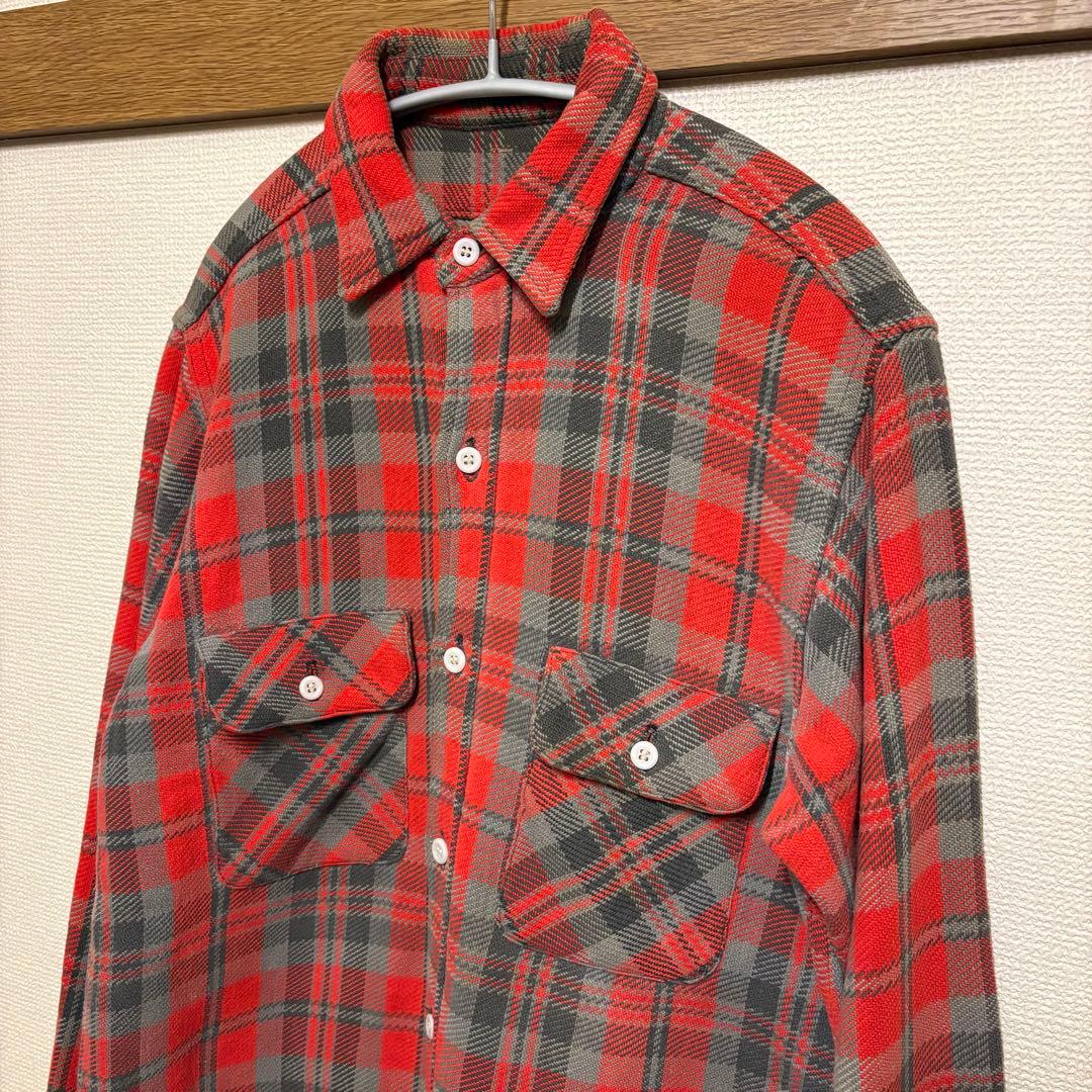 60's マチ付きヘビーネルシャツ