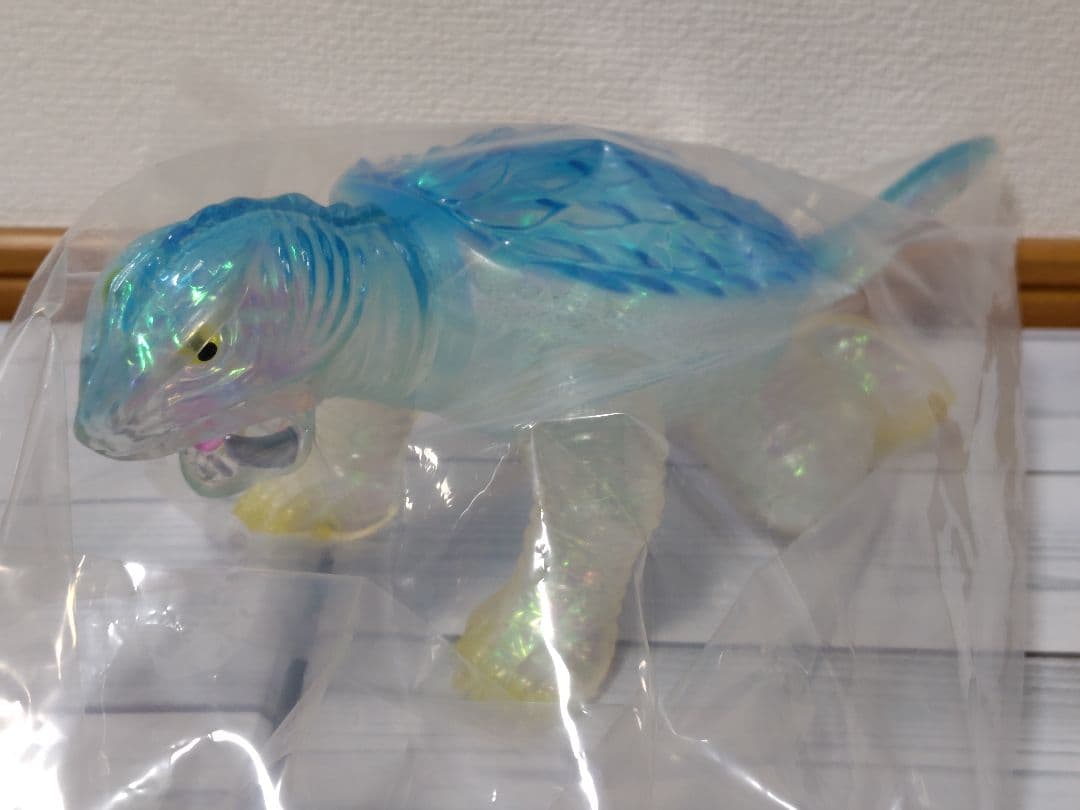 マルサン　ソフビ　昭和ガメラ（四足）オーロラ仕様