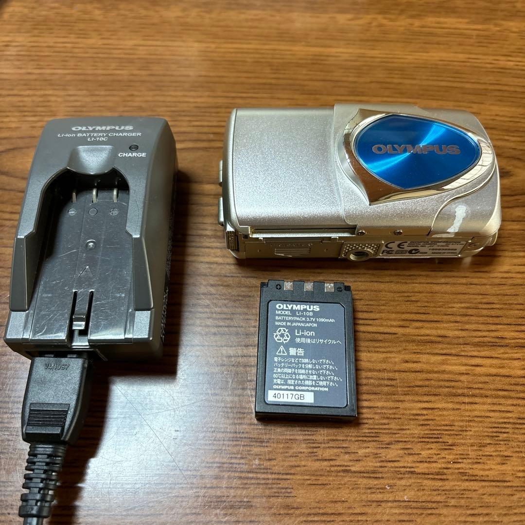 d*9様 【訳あり】希少品　オリンパス　μ-15 ブルー