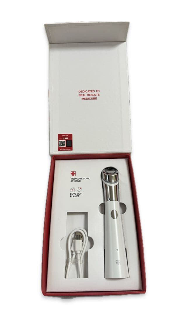 AGE-R ATS AIR SHOT 美容器　充電ケーブルの箱、保証書説明書無し