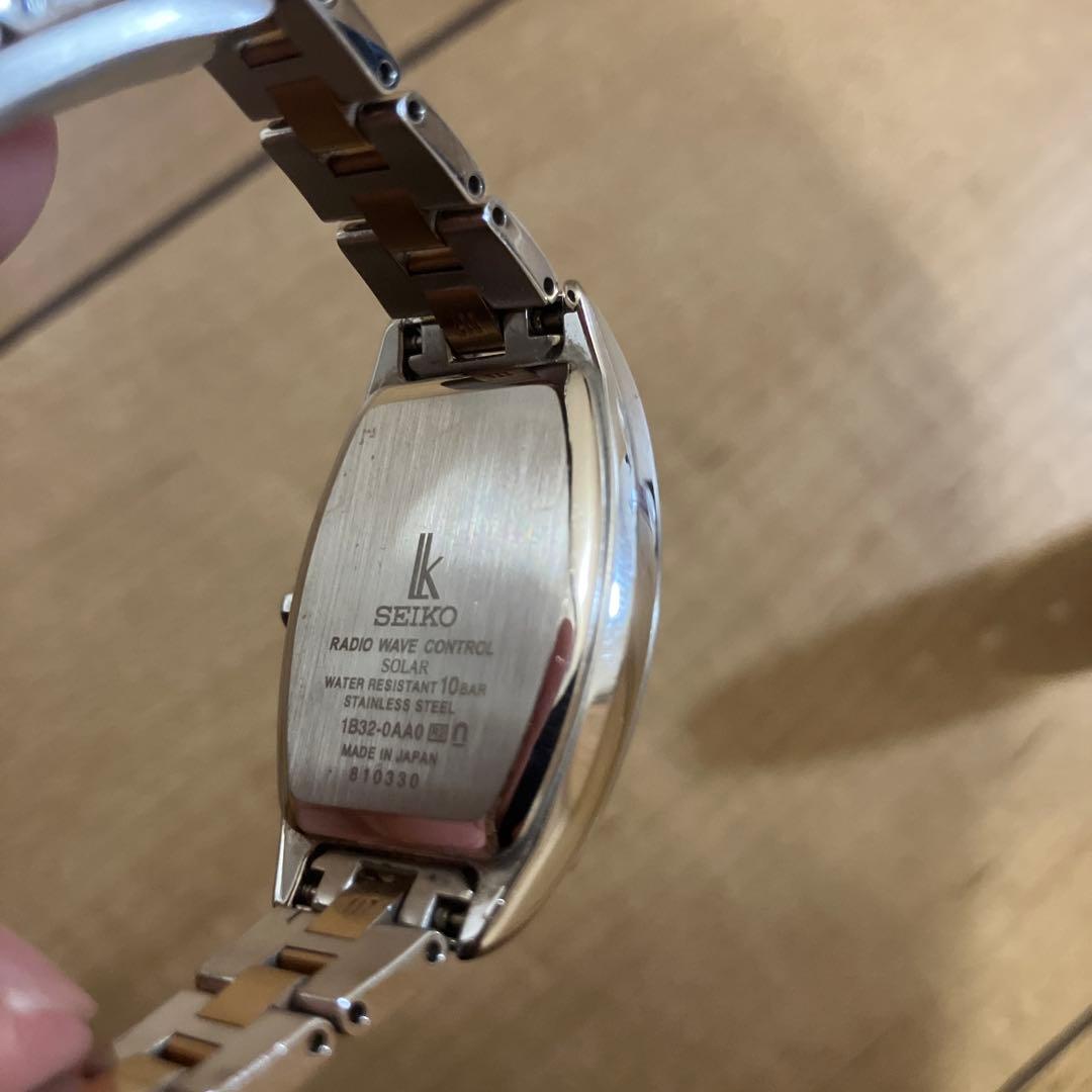 セイコー LUKIA レディース時計 シルバー/ゴールド