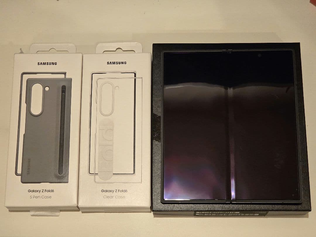 純正ペンとケース付き Galaxy Z Fold6 国内版 256GB ブラック