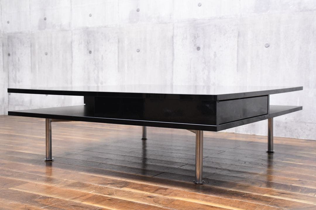 ELC37 イケア トフテリード コーヒーテーブル ハイグロス ブラック