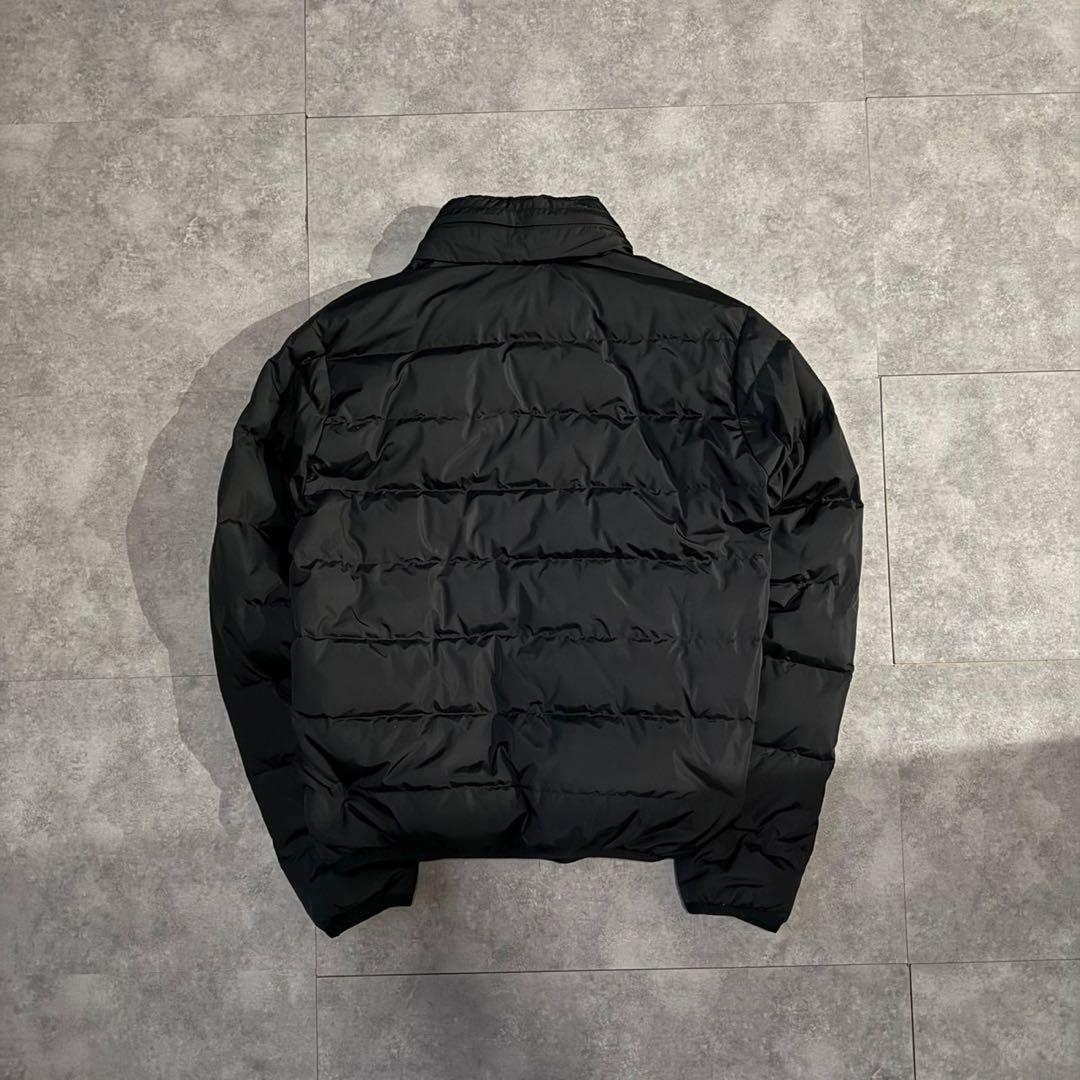 【裏地総柄❗️】GUCCI ダウンジャケット　ワッペンロゴ　ブラック　46 M