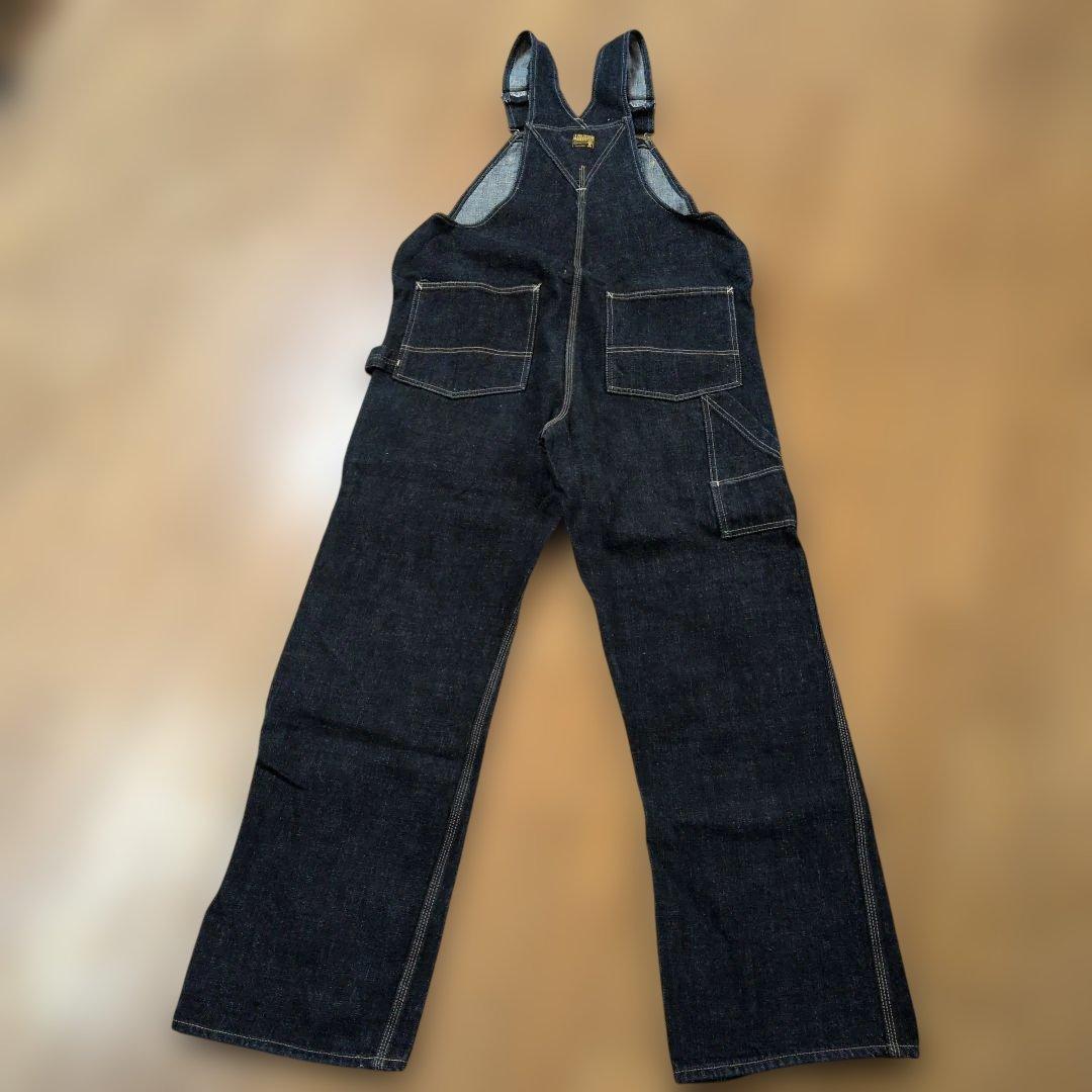 TROPHY CLOTHING ダークデニム オーバーオール