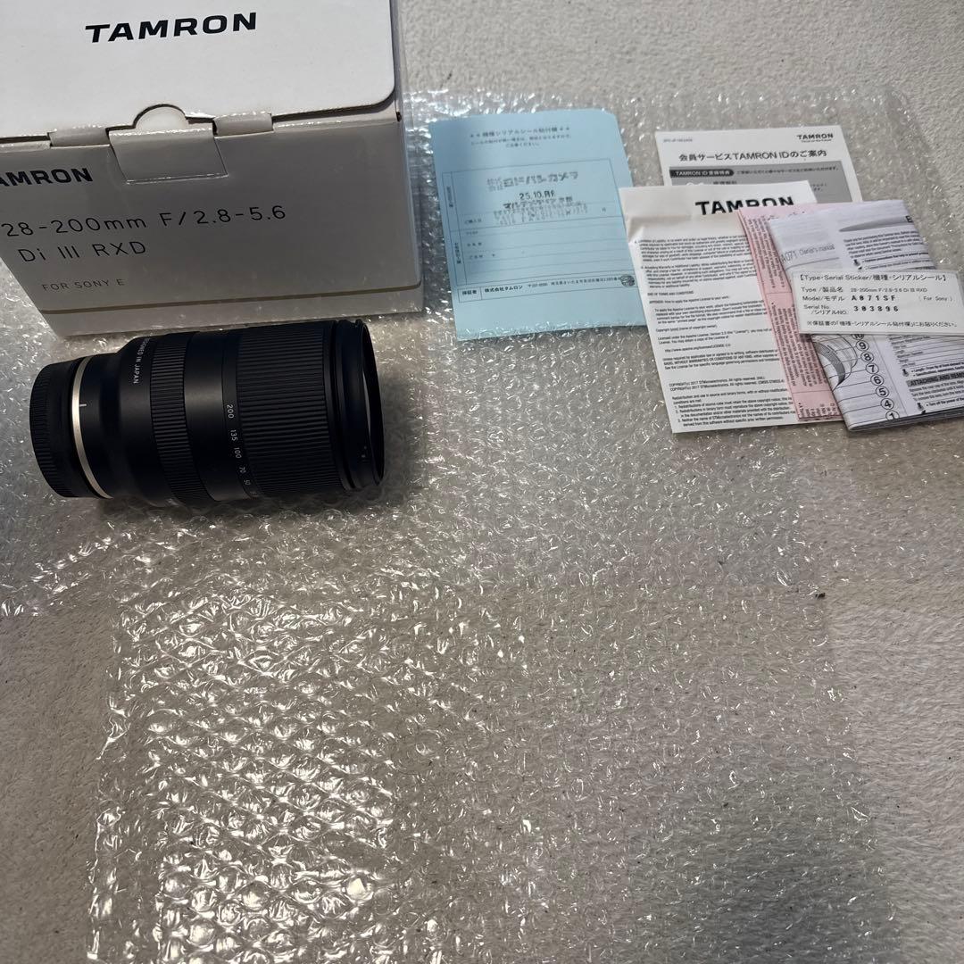 【値下○】TAMRON28-200mm F/2.8-5.6 Di III RXD