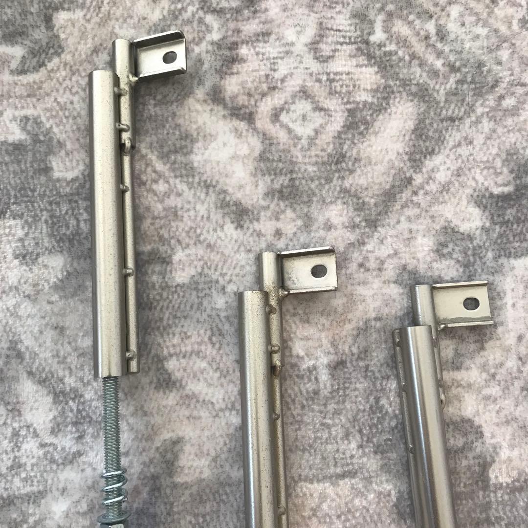 大阪市内引取り限定】ステンレスユニットシェルフ・ステンレス追加用帆立・特大×3