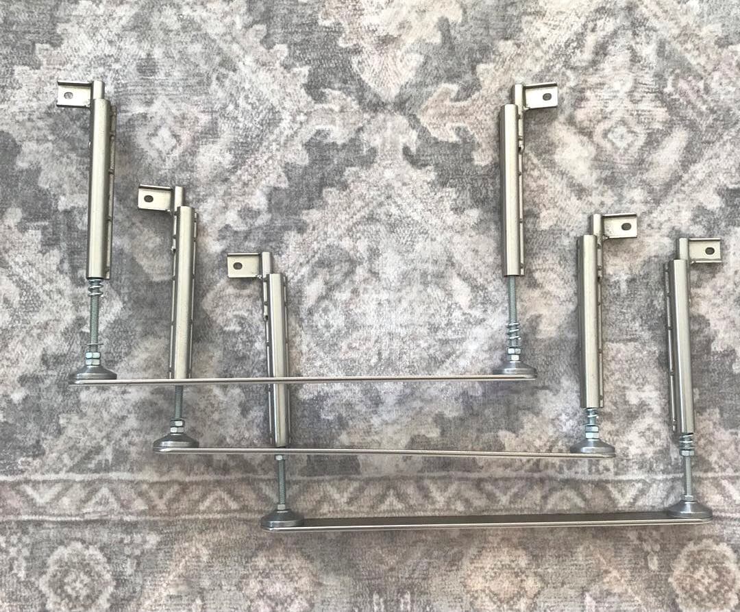 大阪市内引取り限定】ステンレスユニットシェルフ・ステンレス追加用帆立・特大×3