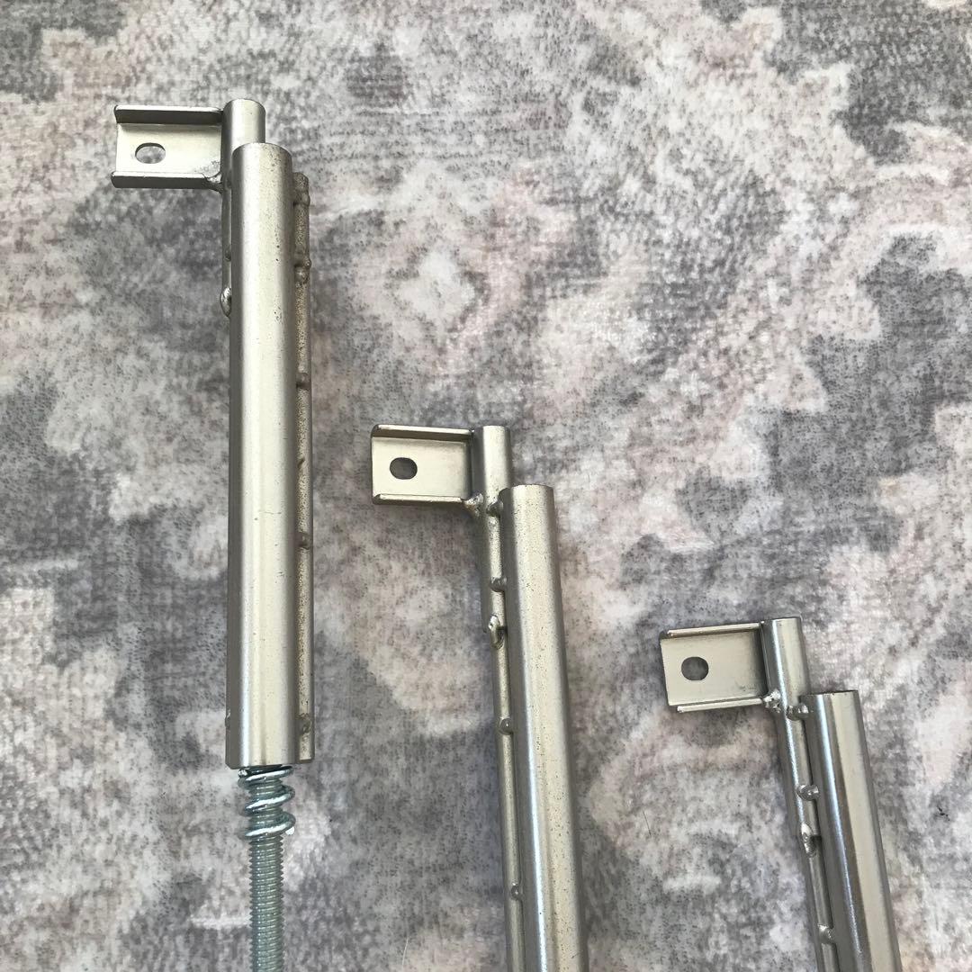 大阪市内引取り限定】ステンレスユニットシェルフ・ステンレス追加用帆立・特大×3