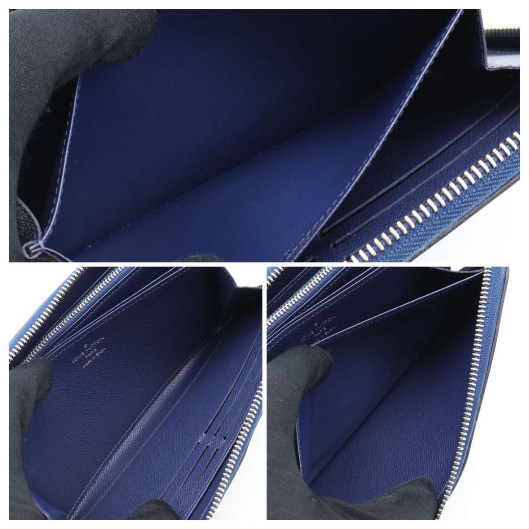 【超極美品】ルイヴィトン　新型ジッピーウォレット　エピ　長財布　アンディゴブルー