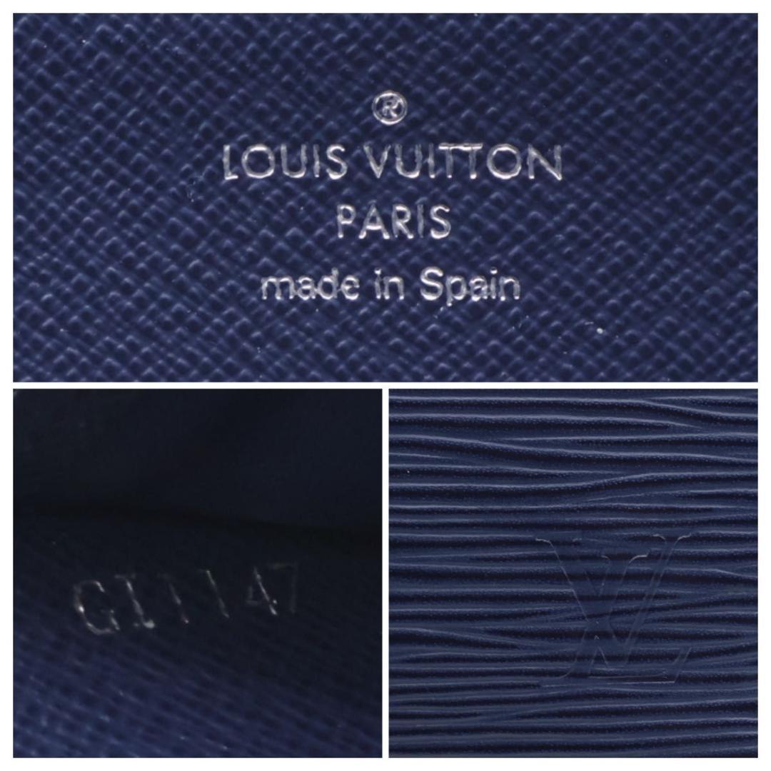 【超極美品】ルイヴィトン　新型ジッピーウォレット　エピ　長財布　アンディゴブルー