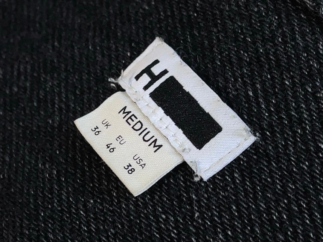 H BEAUTY&YOUTH 厚手 オーバーサイズ フェード デニムシャツ M