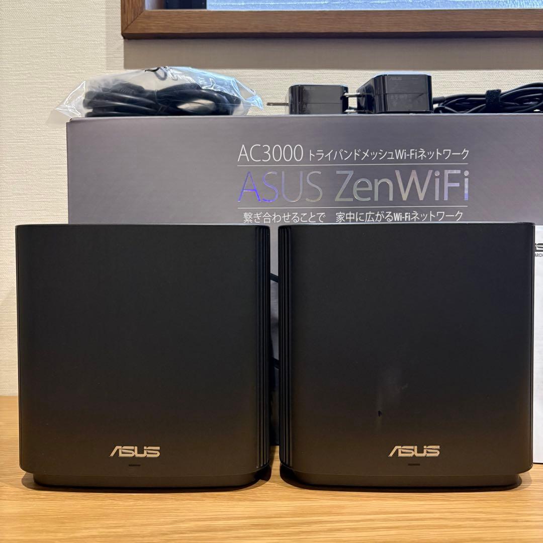 ASUS ZenWiFi AC3000 （CT8）トライバンドルーター 2台組