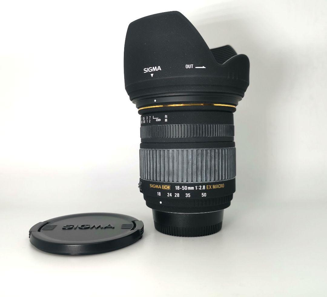 動作品 SIGMA 18-50mm F2.8 EX DC ズームレンズ ニコン