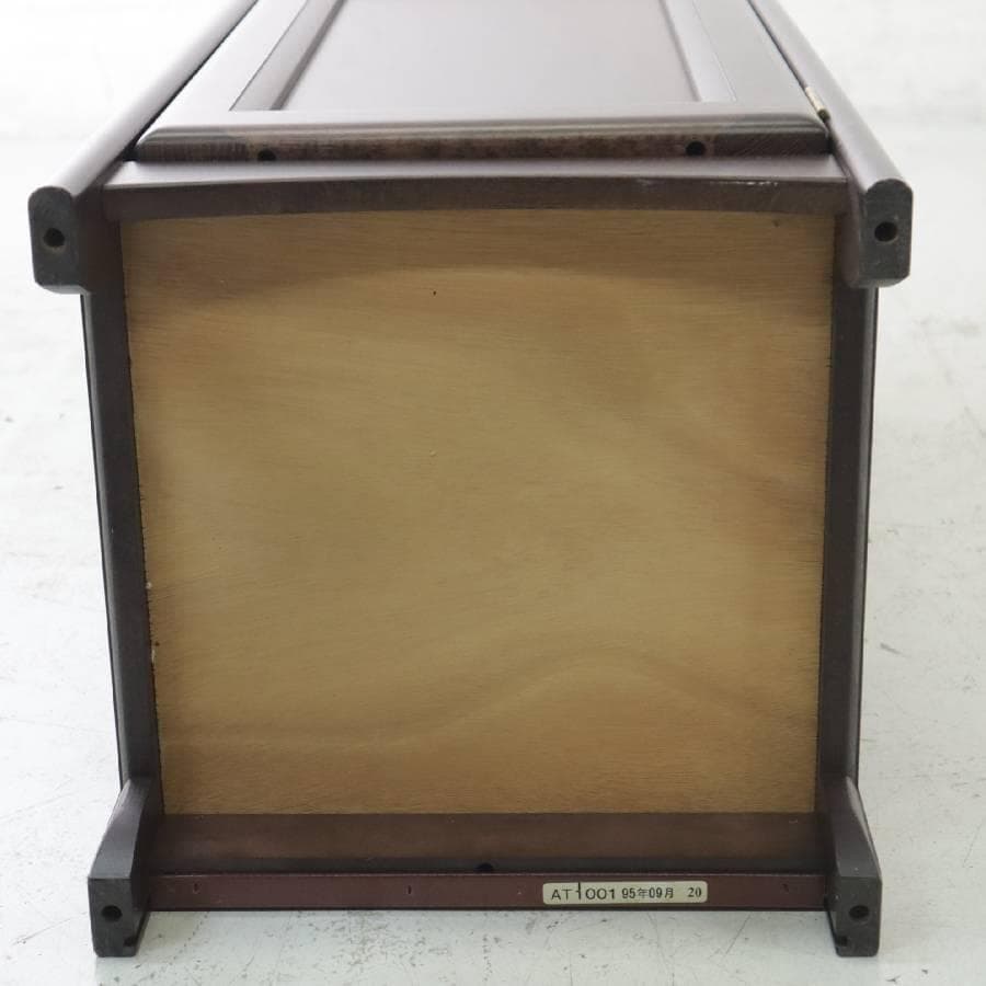 カリモク家具 キャビネットタイプ スリッパラック 5段 電話台 引き出し付き