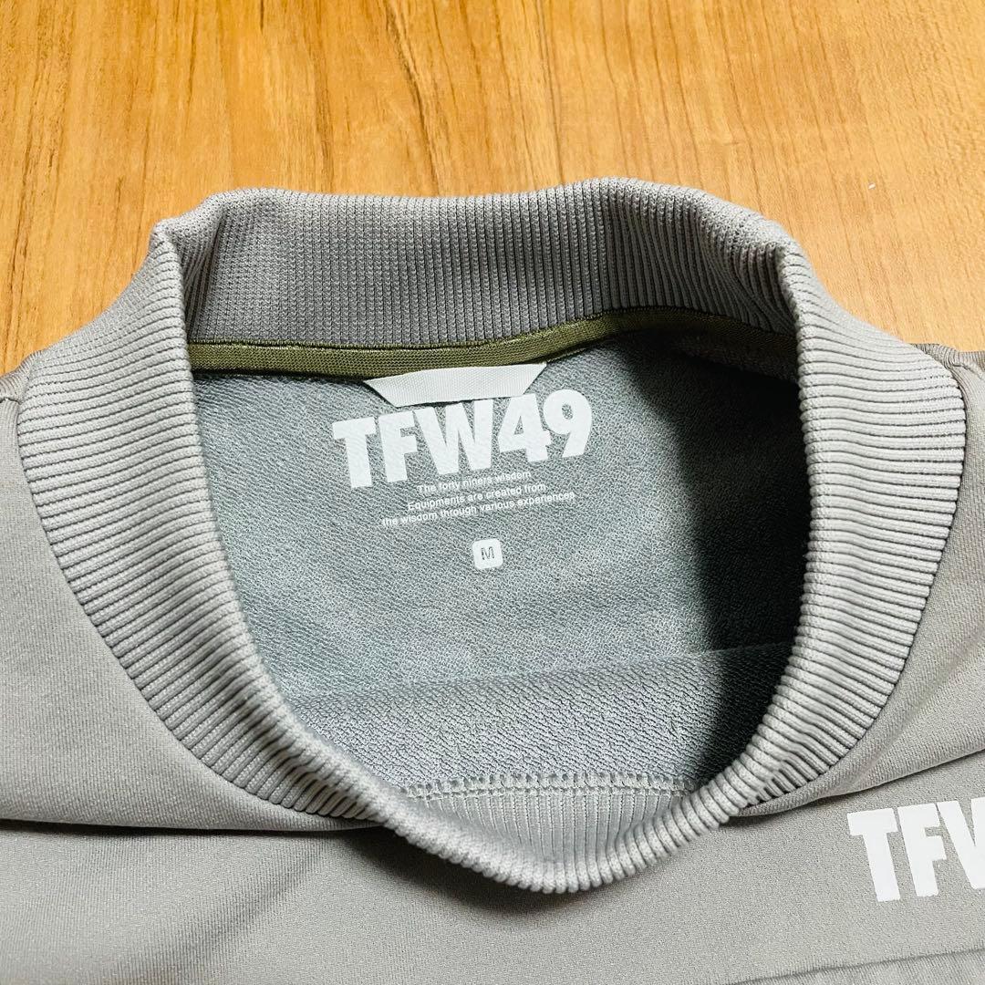 TFW49 モックネック　スウェット　トレーナー　グレー　M ゴルフ