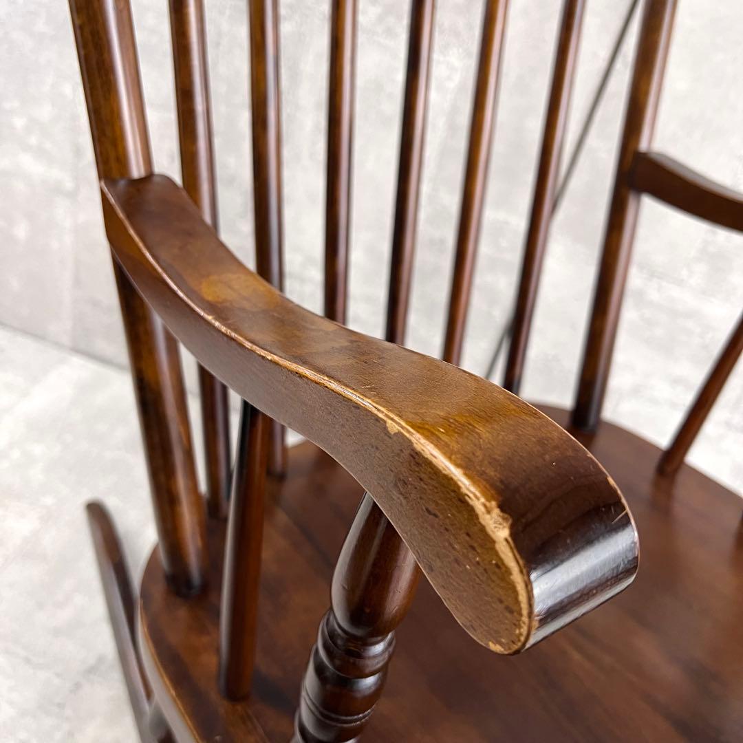 ロッキングチェア 木製　揺り椅子 送料無料