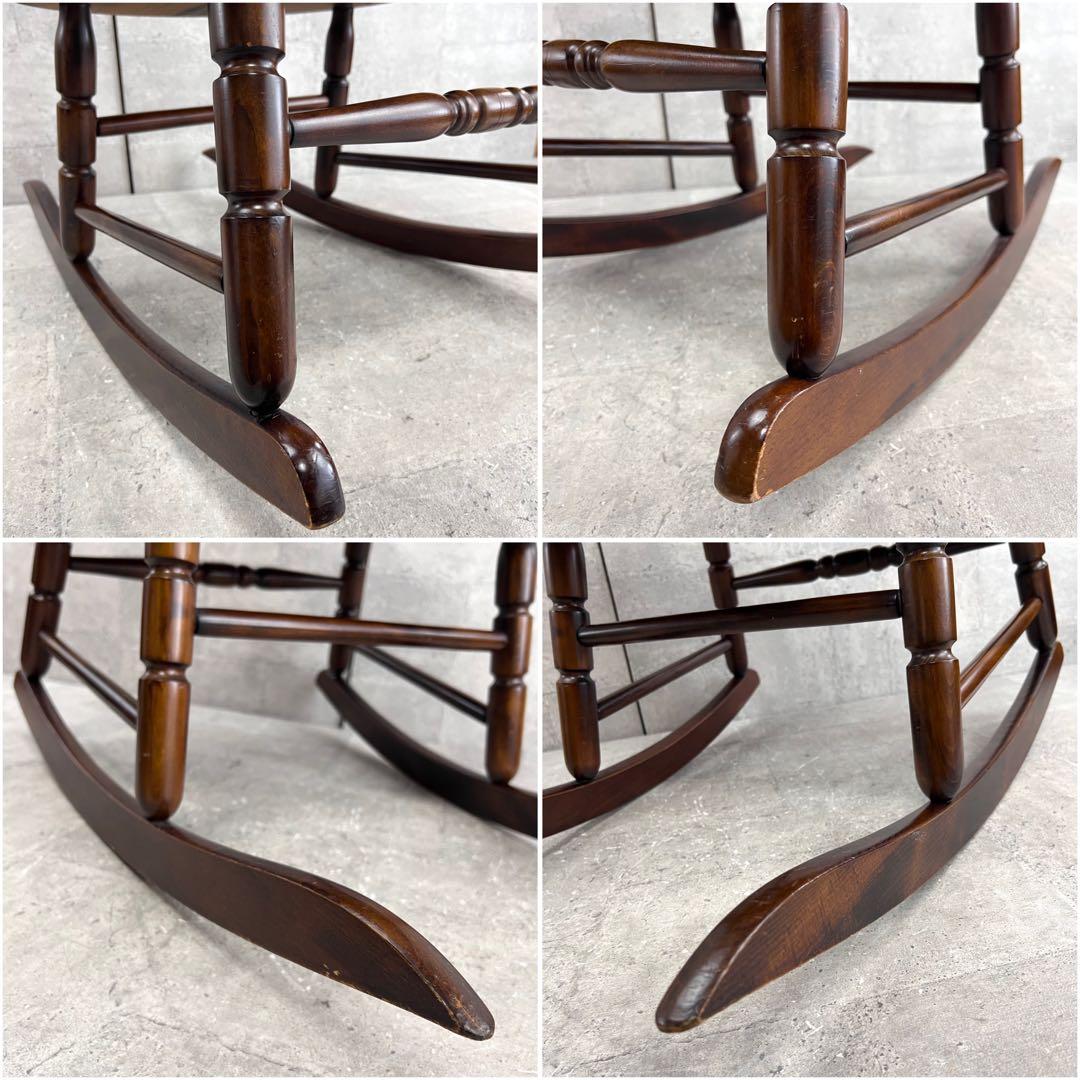 ロッキングチェア 木製　揺り椅子 送料無料