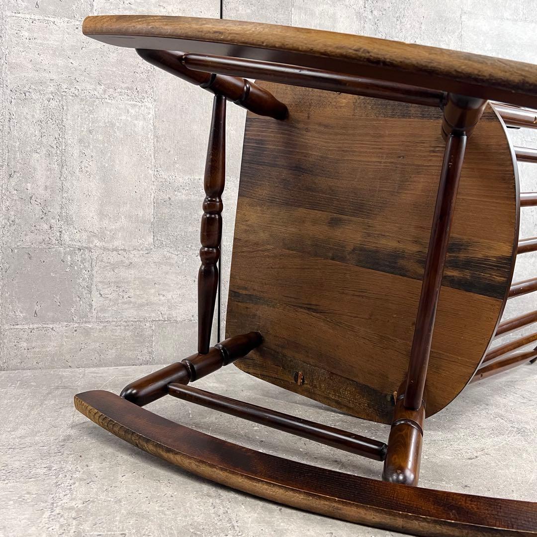 ロッキングチェア 木製　揺り椅子 送料無料