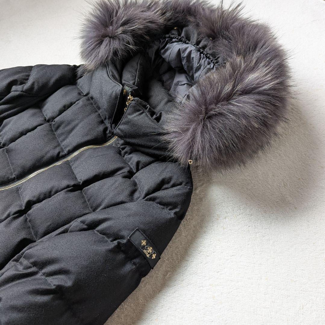 タトラス IVOTTA ダウンコート 黒 サイズ2 Rライン M ♦フラワー様♦