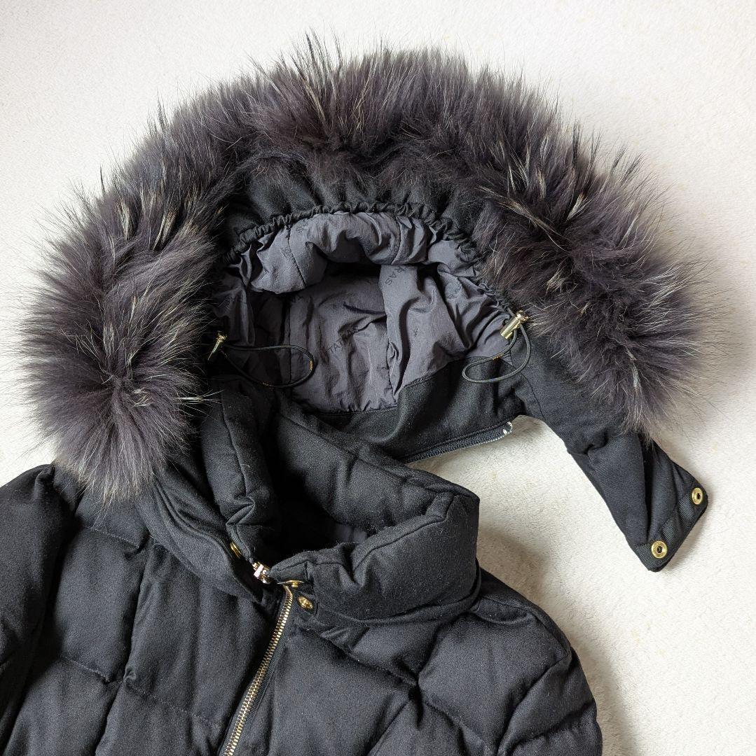 タトラス IVOTTA ダウンコート 黒 サイズ2 Rライン M ♦フラワー様♦