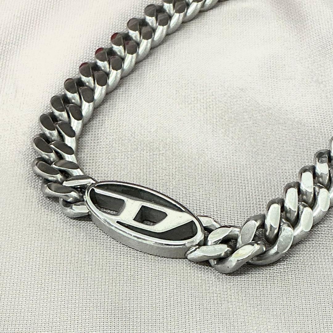 超美品‼️【DIESEL 】ディーゼル　ユニセックス ステンレススチールネックレス