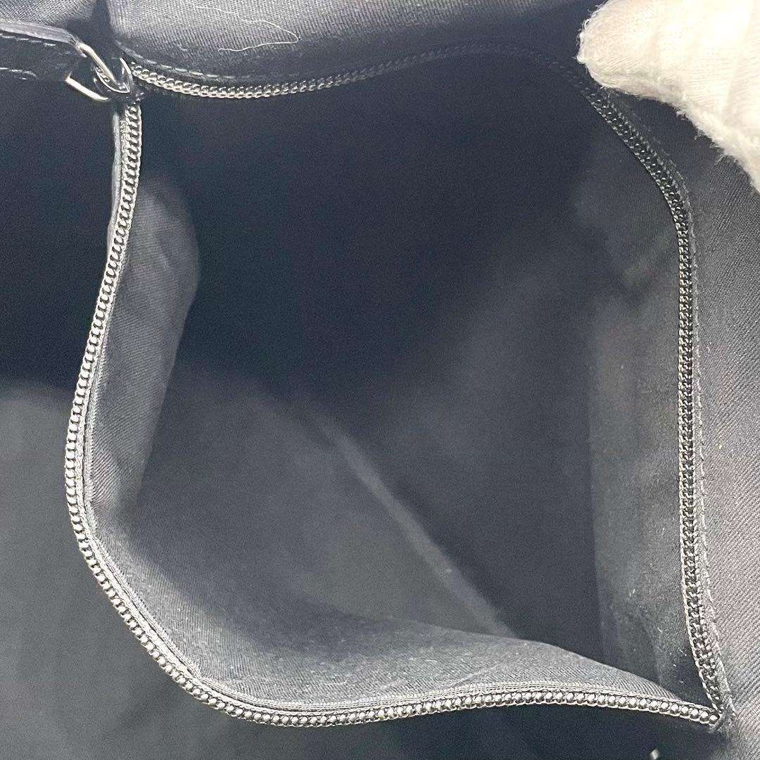 【極美品】グッチ メッセンジャーバッグ GG キャンバス レザー A4 ブラック