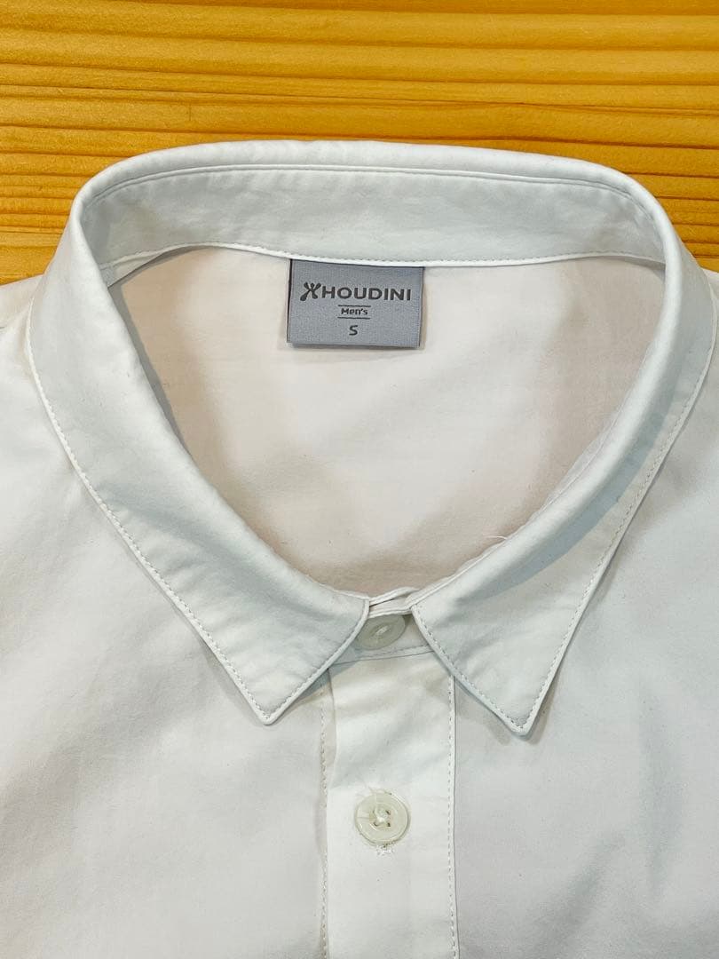 フーディニ HOUDINI ロングスリーブシャツ メンズ S 白