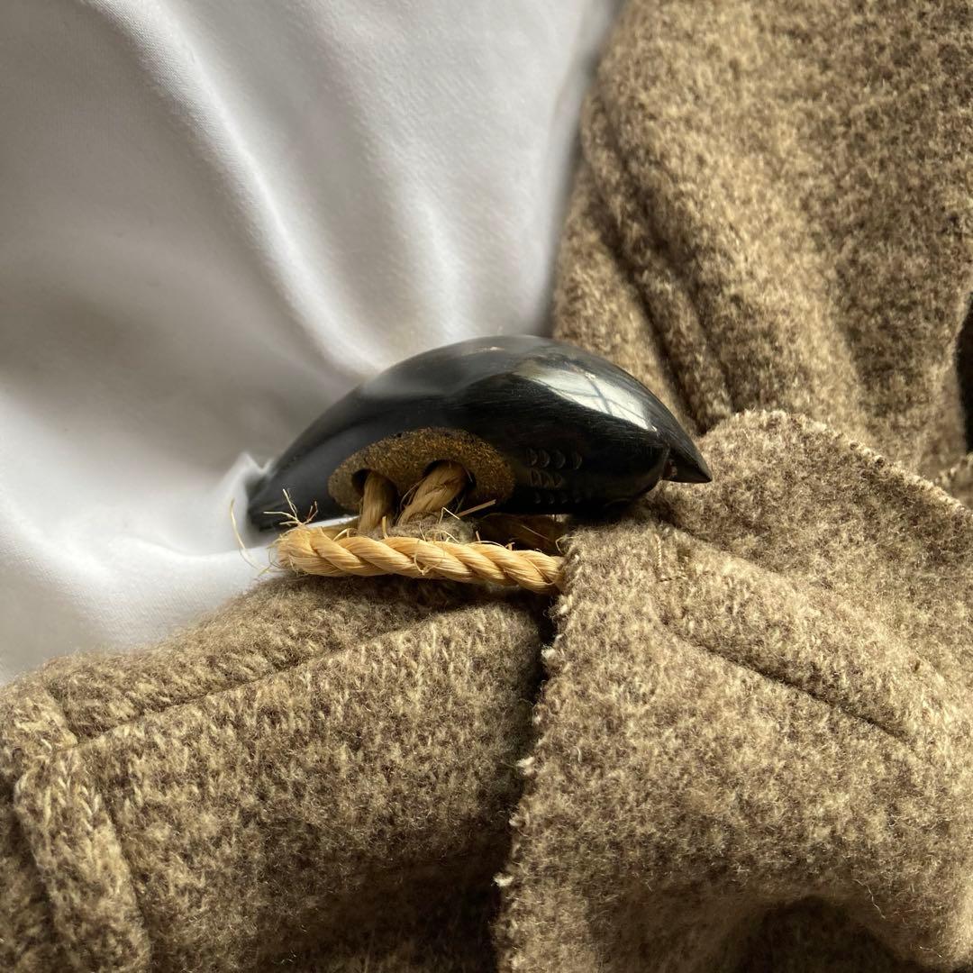 KAPITAL チロルウール 鶯 ショート ダッフルコート