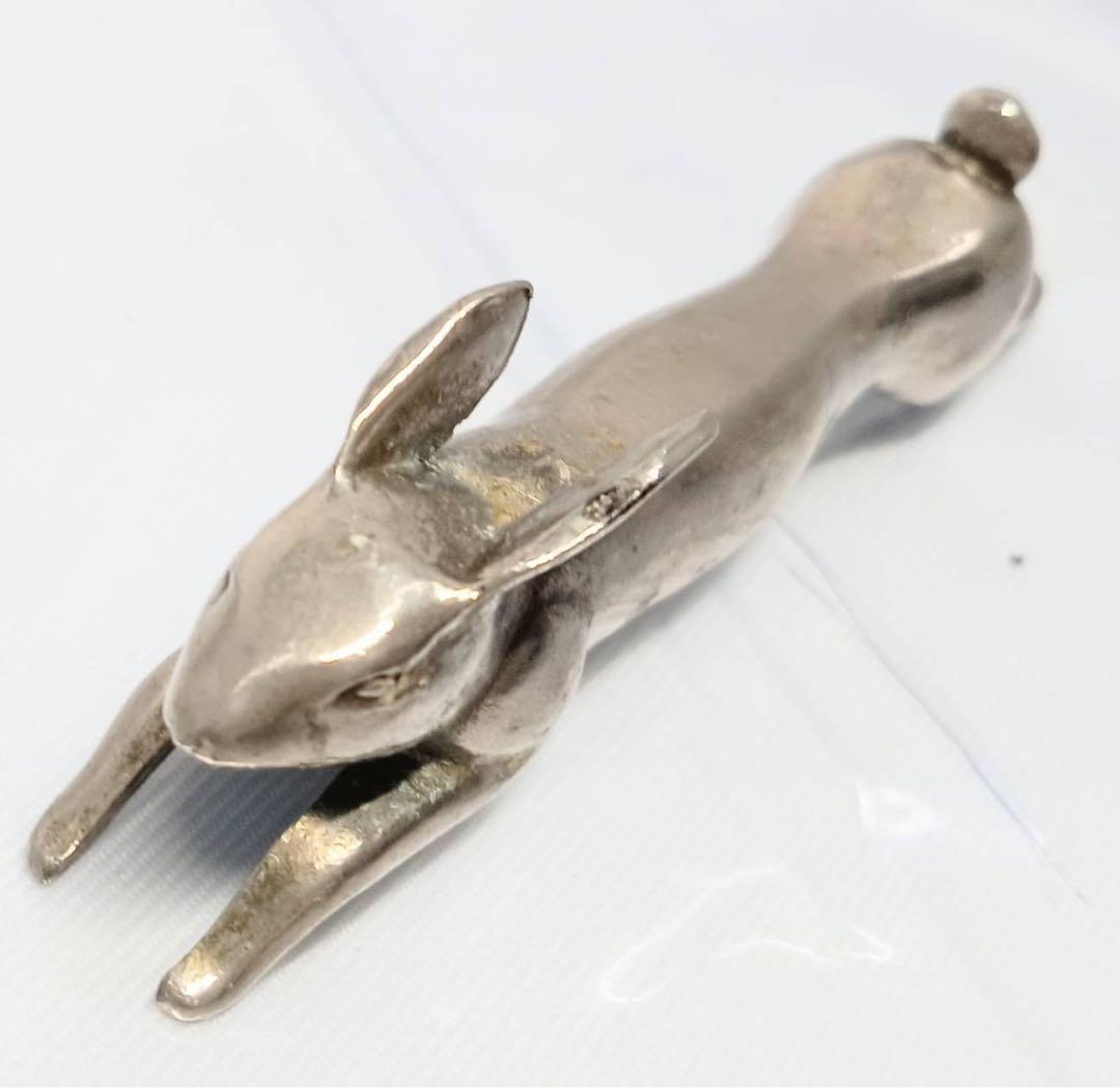 【k】箸置き 馬 犬 兎 カンガルー アンティーク 5点 インテリア 置物