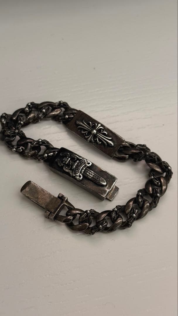 フローラル&ダガーIDブレスレット CH