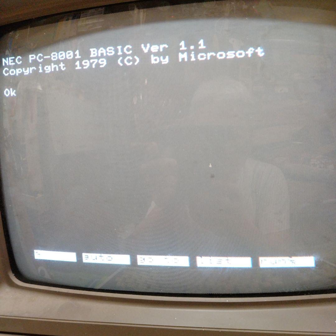 ☆国産初パソコン NEC PC-8001 レガシーPC ジャンク