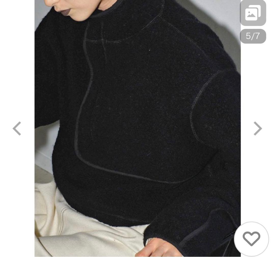 TODAYFUL ボアフリースプルオーバー